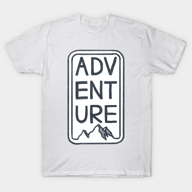 Adventure Design T-Shirt by artolxxvia